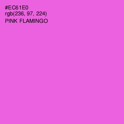 #EC61E0 - Pink Flamingo Color Image
