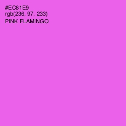 #EC61E9 - Pink Flamingo Color Image