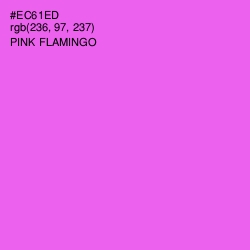 #EC61ED - Pink Flamingo Color Image