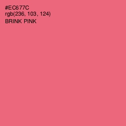 #EC677C - Brink Pink Color Image