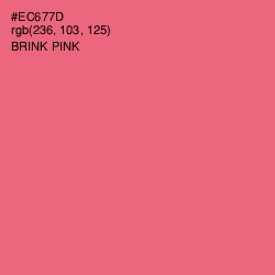 #EC677D - Brink Pink Color Image