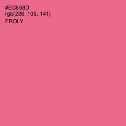 #EC698D - Froly Color Image