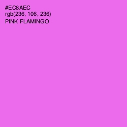 #EC6AEC - Pink Flamingo Color Image