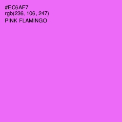 #EC6AF7 - Pink Flamingo Color Image