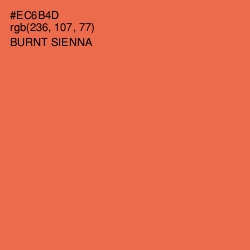 #EC6B4D - Burnt Sienna Color Image