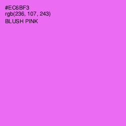 #EC6BF3 - Blush Pink Color Image