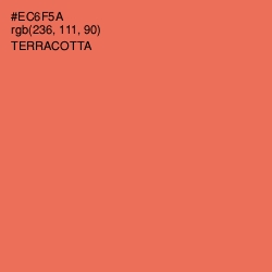 #EC6F5A - Terracotta Color Image