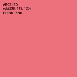 #EC717D - Brink Pink Color Image