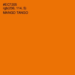 #EC7205 - Mango Tango Color Image