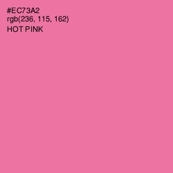 #EC73A2 - Hot Pink Color Image