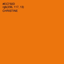 #EC750D - Christine Color Image