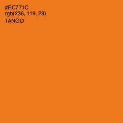 #EC771C - Tango Color Image