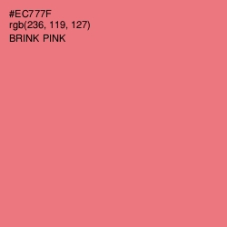 #EC777F - Brink Pink Color Image