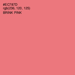 #EC787D - Brink Pink Color Image