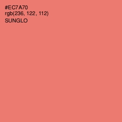 #EC7A70 - Sunglo Color Image