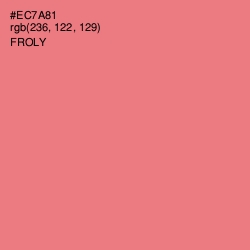 #EC7A81 - Froly Color Image