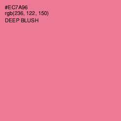 #EC7A96 - Deep Blush Color Image