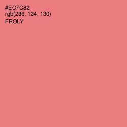 #EC7C82 - Froly Color Image