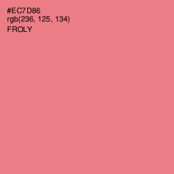 #EC7D86 - Froly Color Image