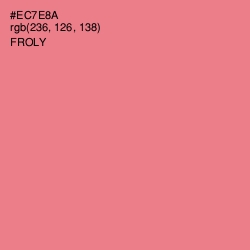 #EC7E8A - Froly Color Image