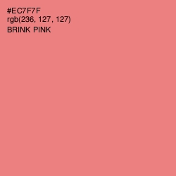 #EC7F7F - Brink Pink Color Image