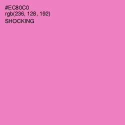 #EC80C0 - Shocking Color Image