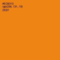 #EC8313 - Zest Color Image