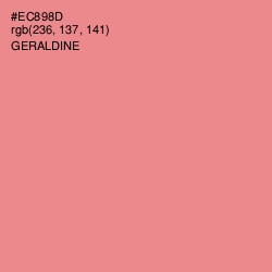 #EC898D - Geraldine Color Image