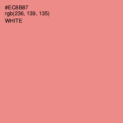 #EC8B87 - Geraldine Color Image