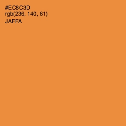 #EC8C3D - Jaffa Color Image