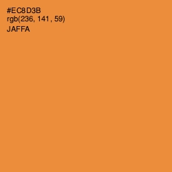 #EC8D3B - Jaffa Color Image