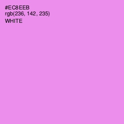 #EC8EEB - Lavender Magenta Color Image