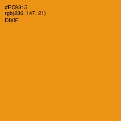 #EC9315 - Dixie Color Image