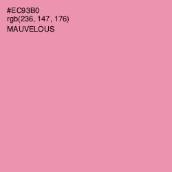 #EC93B0 - Mauvelous Color Image