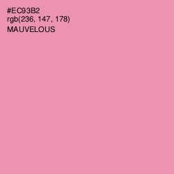 #EC93B2 - Mauvelous Color Image