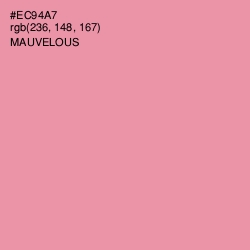 #EC94A7 - Mauvelous Color Image