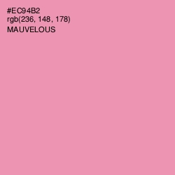 #EC94B2 - Mauvelous Color Image