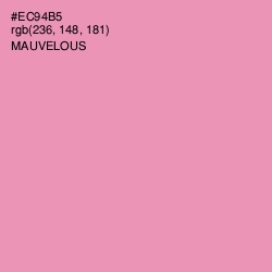 #EC94B5 - Mauvelous Color Image