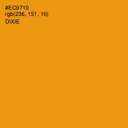 #EC9710 - Dixie Color Image