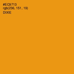 #EC9713 - Dixie Color Image