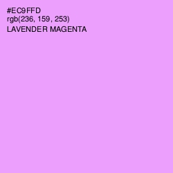 #EC9FFD - Lavender Magenta Color Image