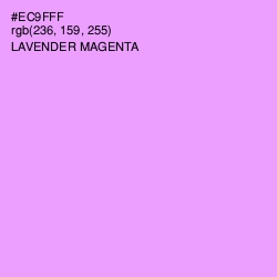 #EC9FFF - Lavender Magenta Color Image