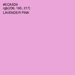 #ECA5D9 - Lavender Pink Color Image