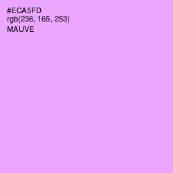 #ECA5FD - Mauve Color Image