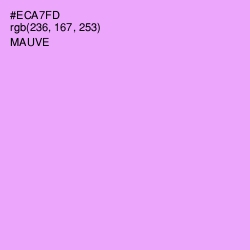 #ECA7FD - Mauve Color Image