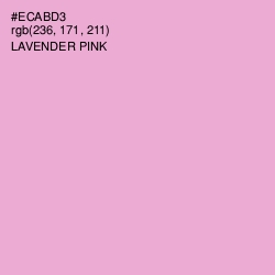 #ECABD3 - Lavender Pink Color Image