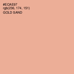 #ECAE97 - Gold Sand Color Image