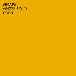 #ECAF01 - Corn Color Image