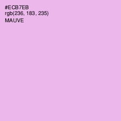 #ECB7EB - Mauve Color Image