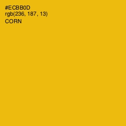 #ECBB0D - Corn Color Image